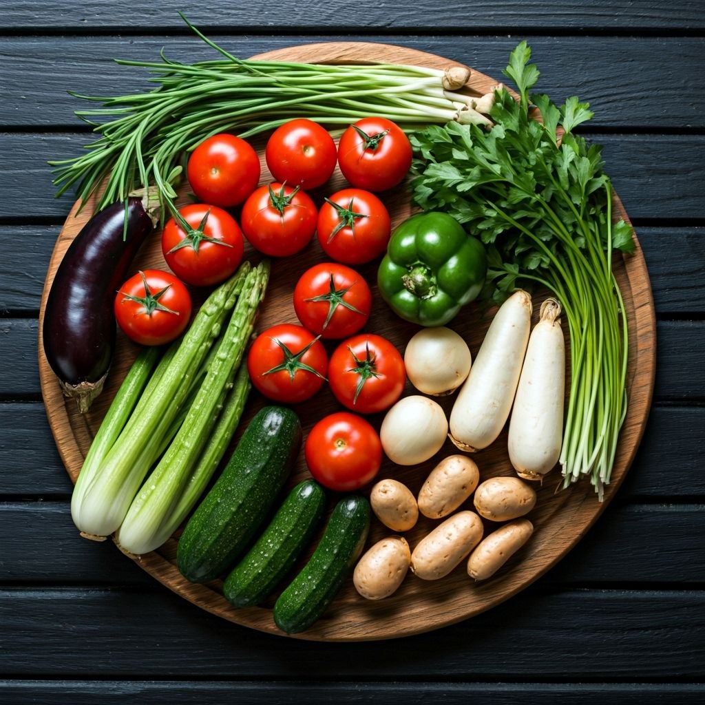 Ingredientes orgânicos frescos